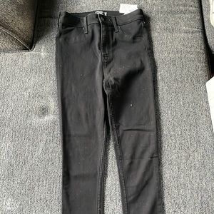 Abercrombie & fitch black jeans size 25